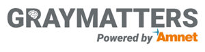 Logo of Graymatters Webinar Series powered by Amnet
